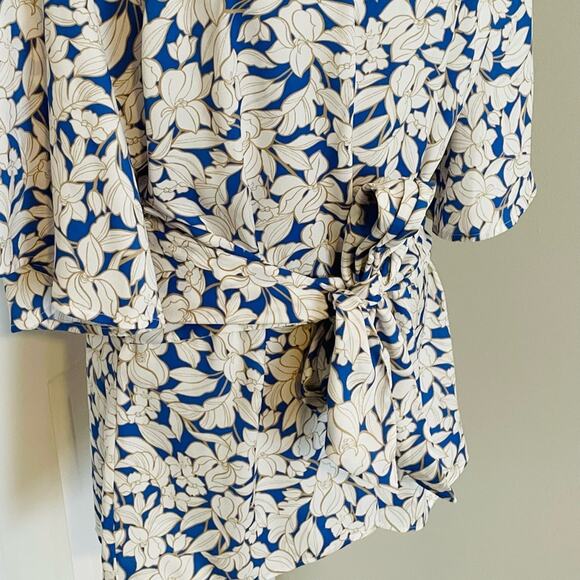 Ann Taylor Tie Front Blouse - Picture 3 of 5